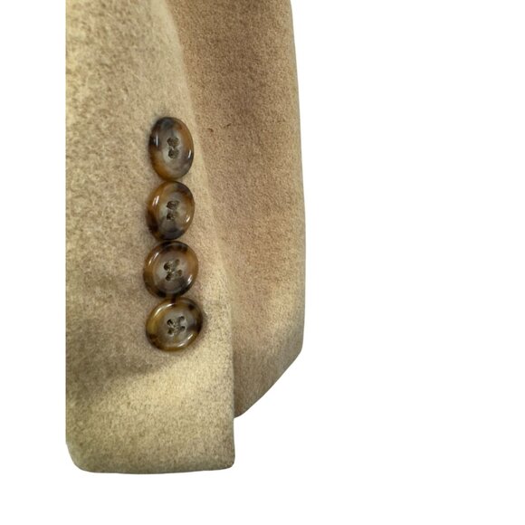 Lord & Taylor Grant Thomas Camel Hair Blazer Mens Size 44 Long Tan - Picture 9 of 12